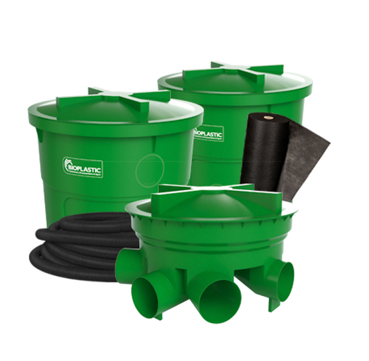 KIT COMPLETO DE DRENAJE PARA FOSA SÉPTICA 1.200 LITROS