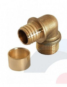 CODO PEX 16X1/2" HE