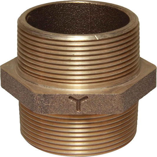 NIPLE BRONCE 1 X 1/2"