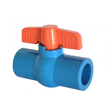 VALVULA PVC BOLA 25 MM